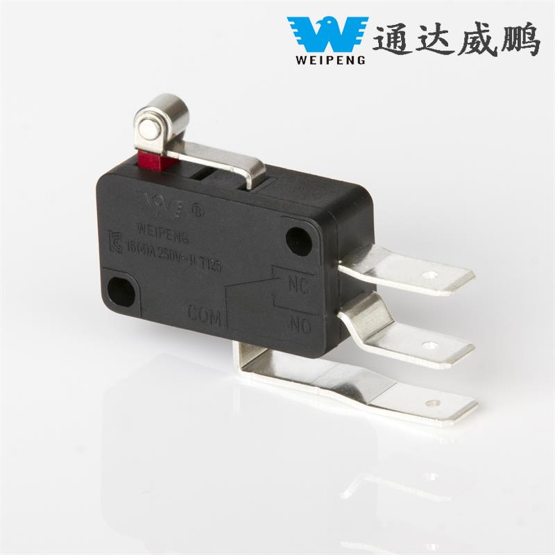 16A 3-Pin Tự thiết lập lại Liên hệ bạc Thiết bị công nghiệp chống bụi Micro Switch