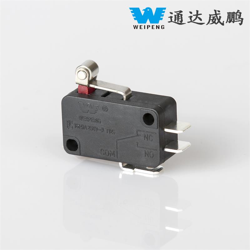 16A 3-Pin Tự thiết lập lại Liên hệ bạc Thiết bị công nghiệp Micro Switch