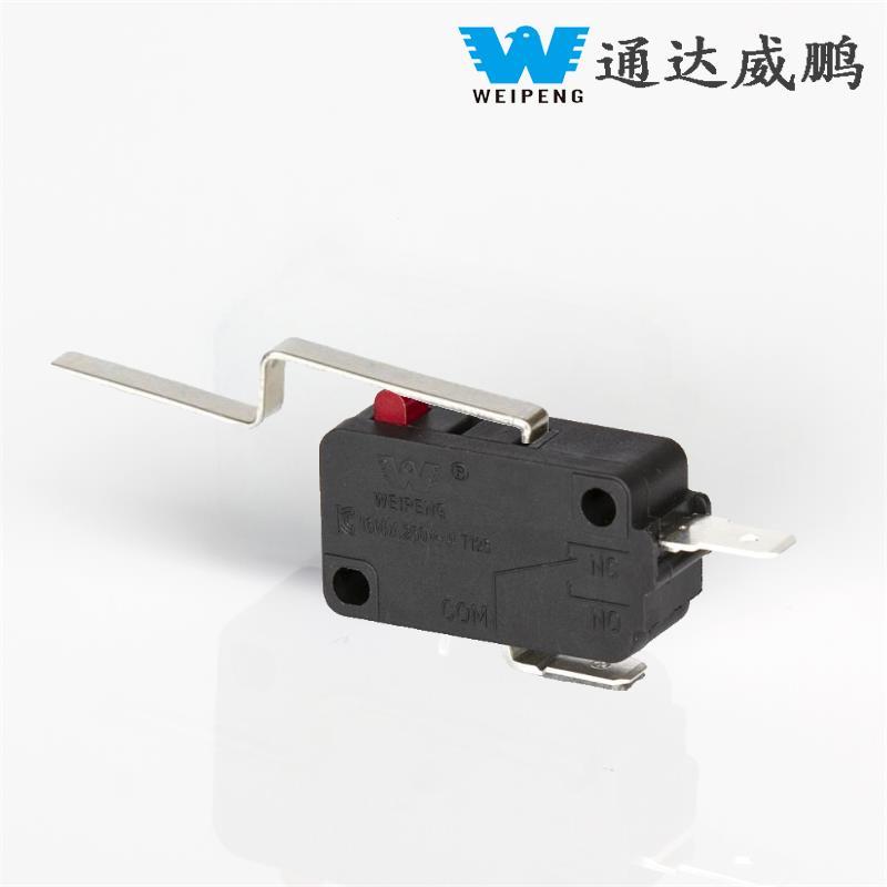 Tay cầm hình vòng cung 2 chân 16A Công tắc micro nhiệt độ cao dòng điện cao chống bụi