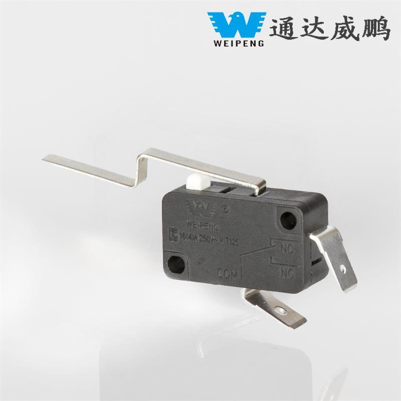 Tay cầm hình vòng cung 2 chân 16A Công tắc Micro dòng điện cao chống bụi