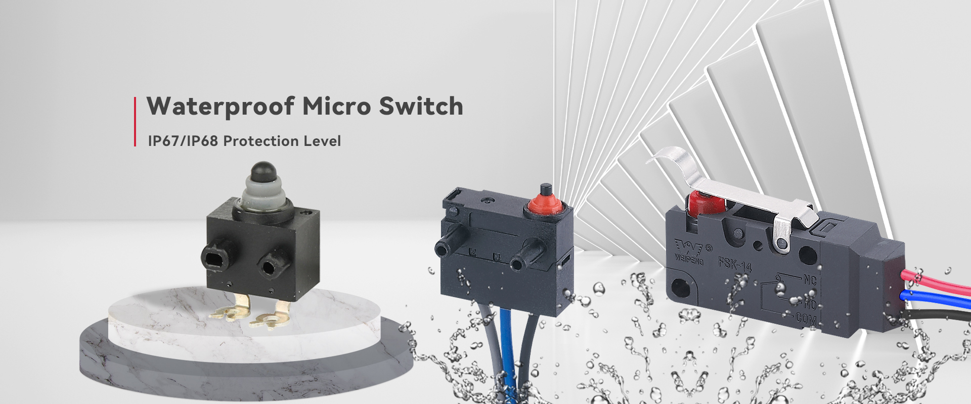 Nhà máy sản xuất công tắc siêu nhỏ chống nước Trung Quốc