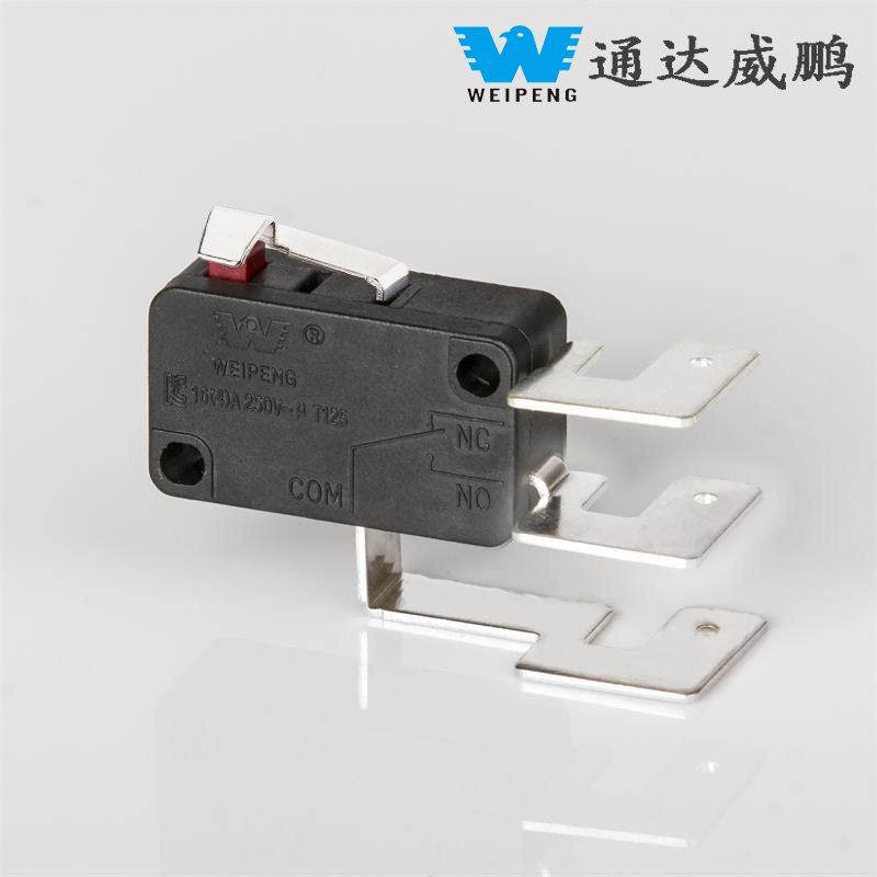 Công tắc Micro thiết bị gia dụng tay cầm ngắn chân máy lớn 5A-21A