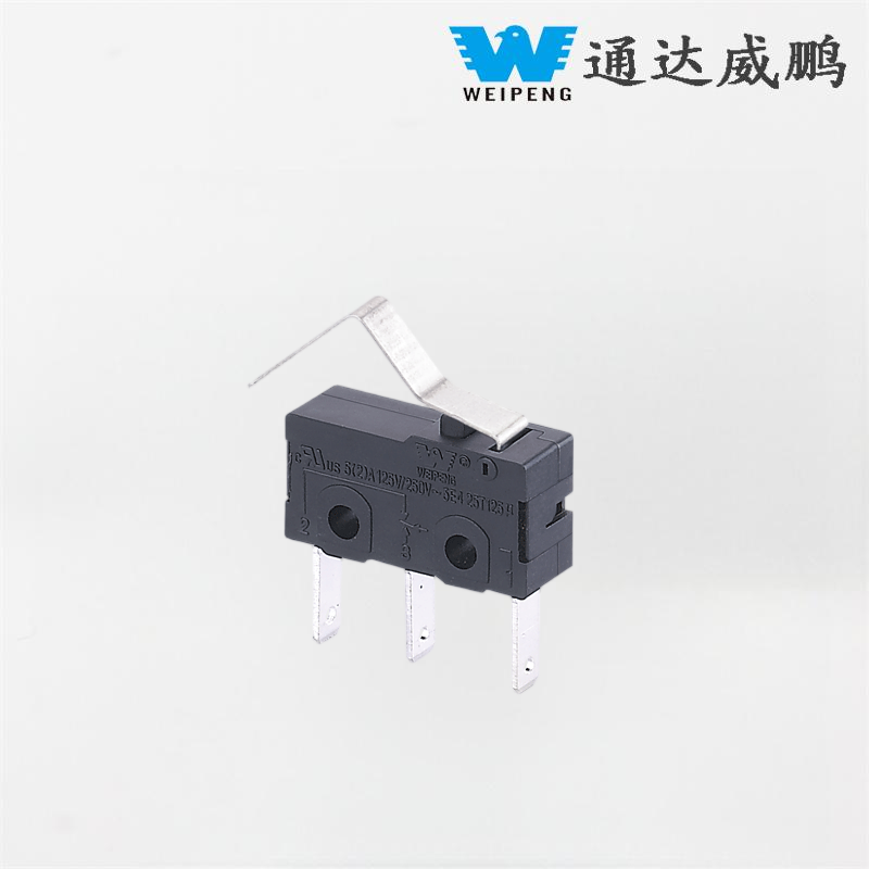 Công tắc Micro đòn bẩy uốn cong nhỏ 5A