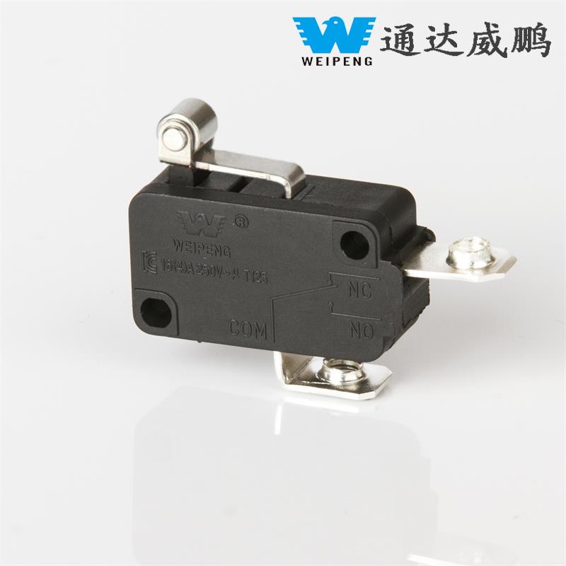 Bán trực tiếp tại nhà máy Công tắc Micro 16A Công tắc Micro Con lăn ngắn