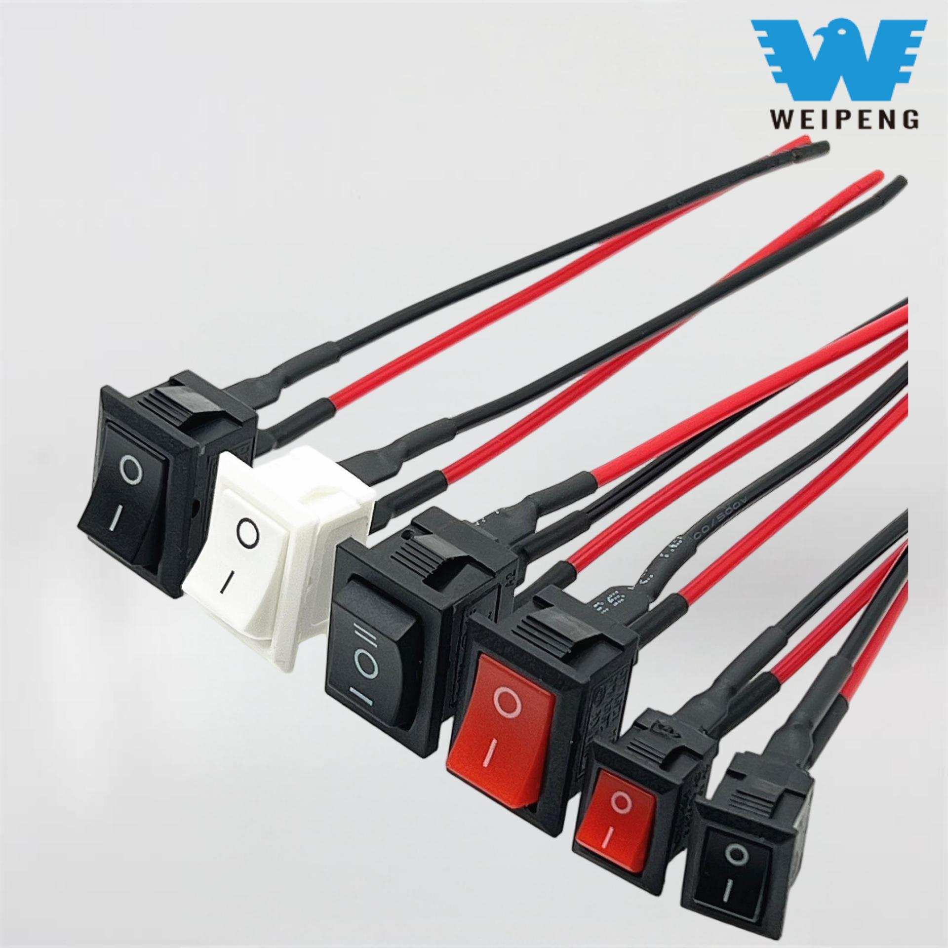 Công tắc loại tàu Kcd1 Thiết bị đầu cuối hàn 21 * 15 có dây
