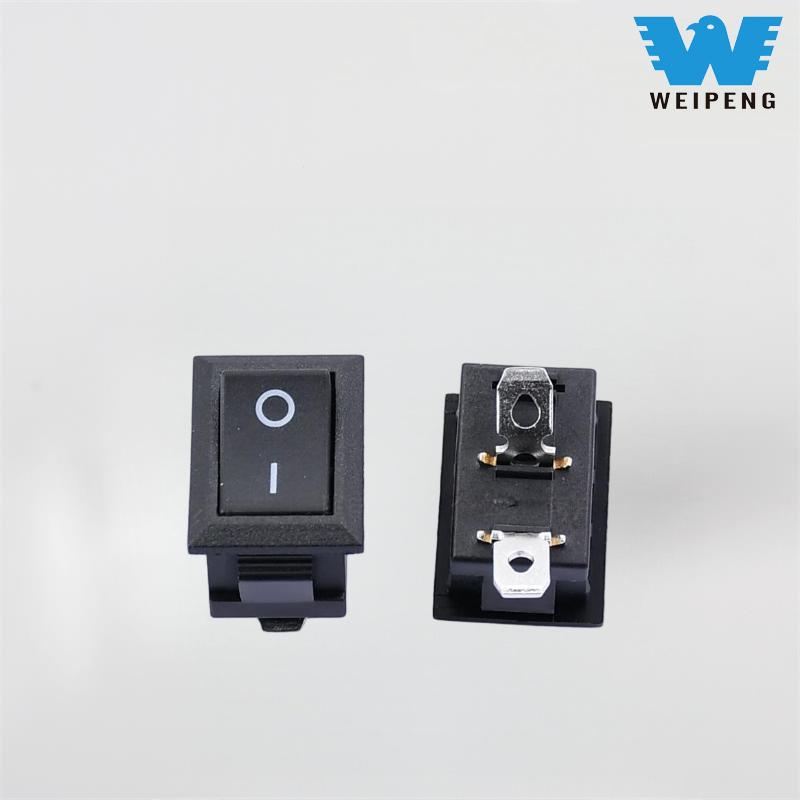 Công tắc Rocker hai vị trí nghiêng Kcd115*21mm có chân cong