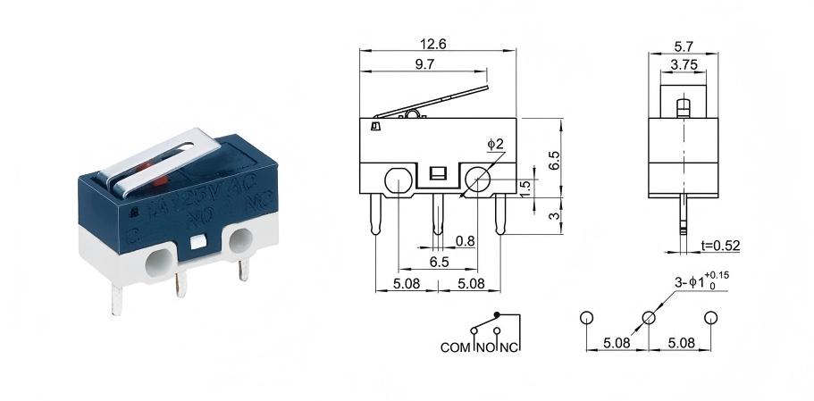 Công tắc chuột khóa cửa thông minh